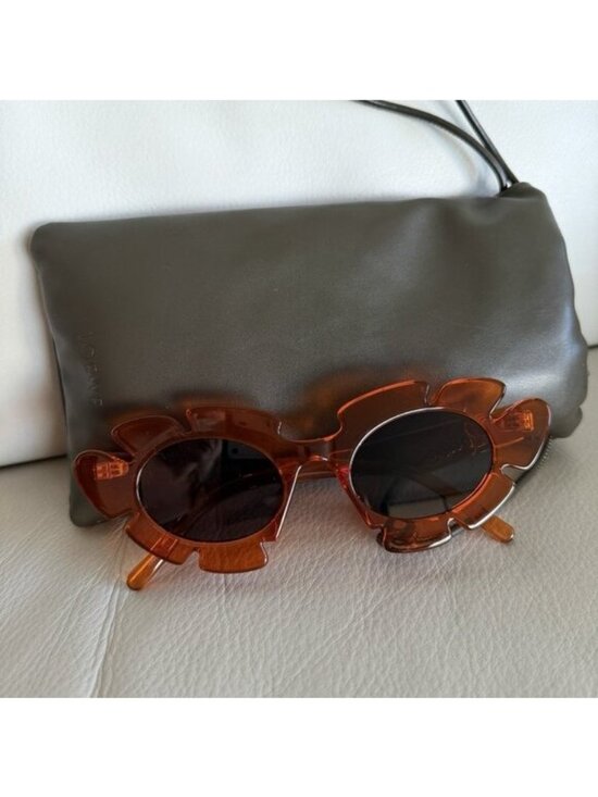 NEW Loewe Orange Flower Sunglasses 100% Authentic main image 9